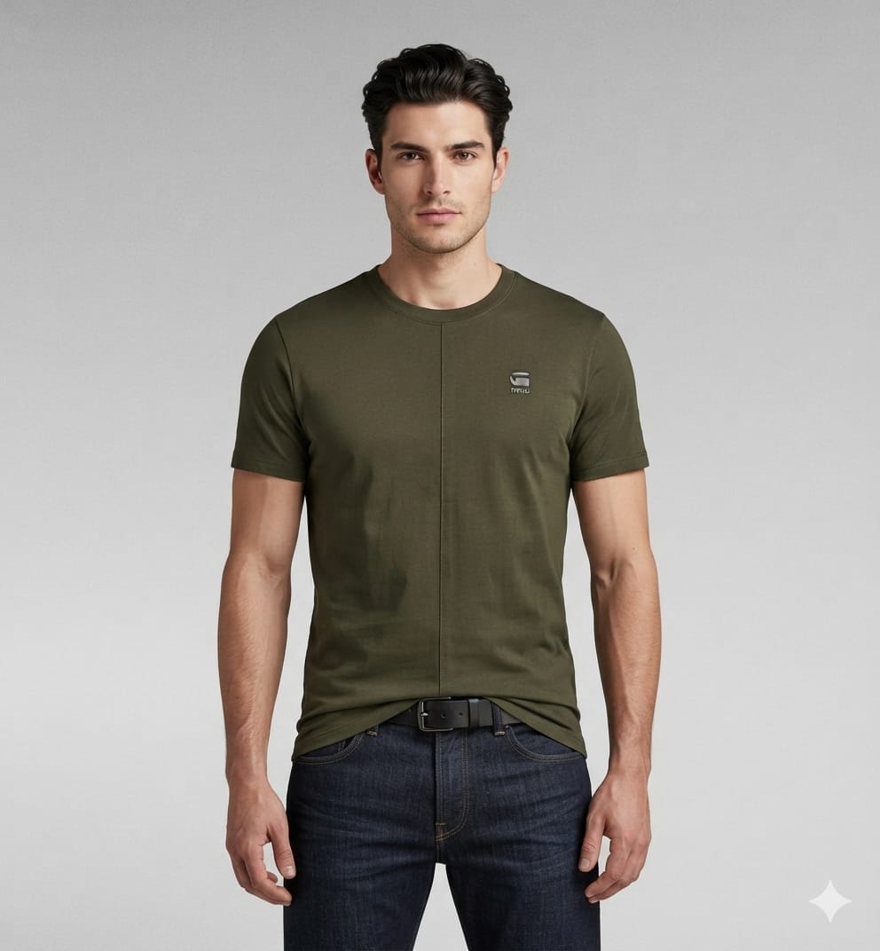 Men's Premium Henley Neck T-Shirt