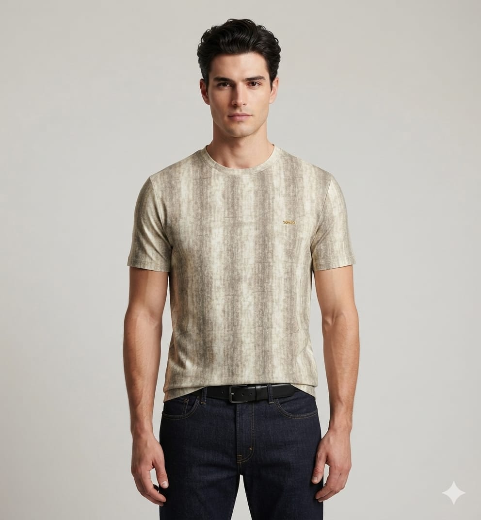 Men's Premium Vertical Stripe T-Shirt