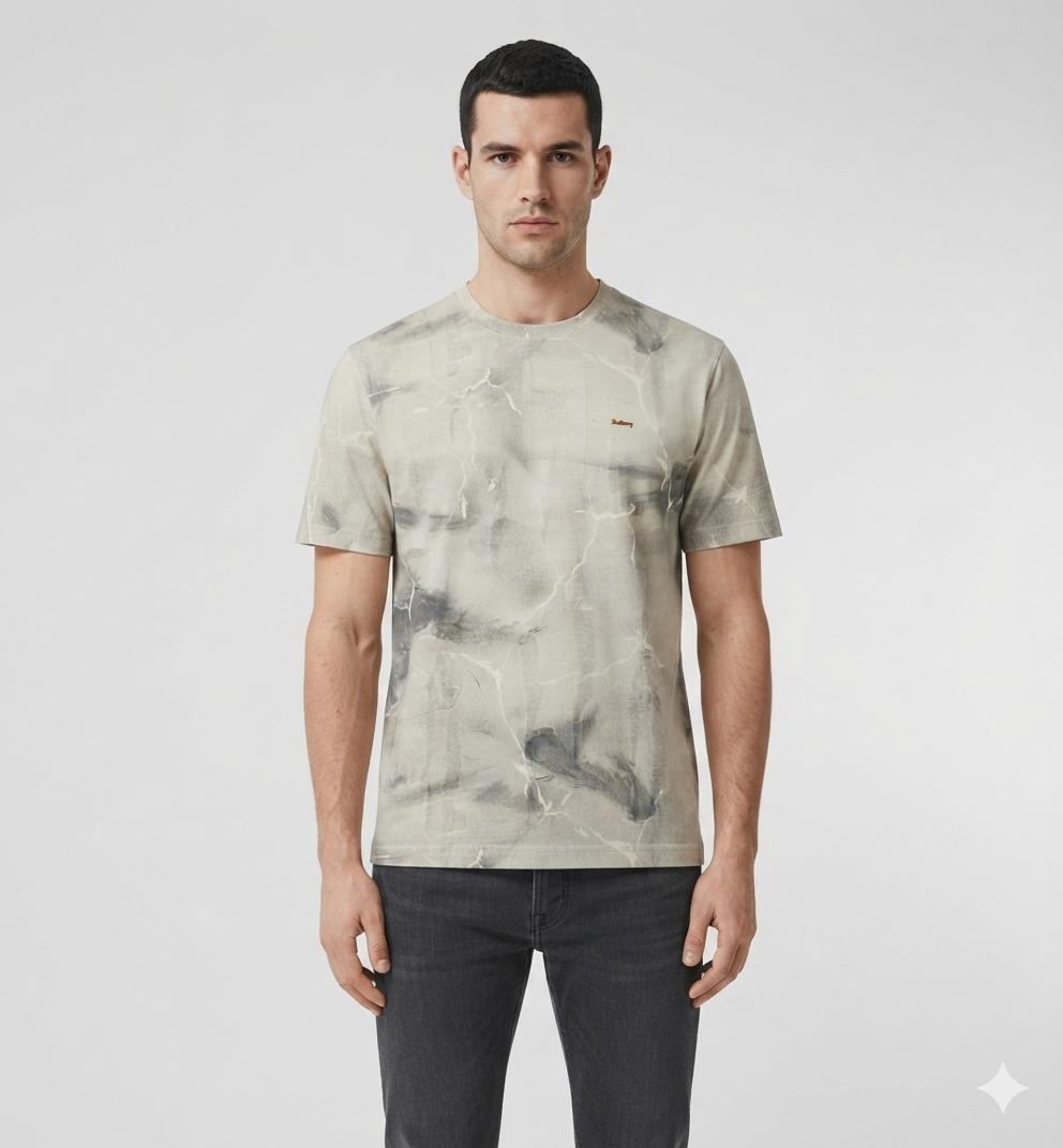 Men's Marble Print Premium T-Shirt