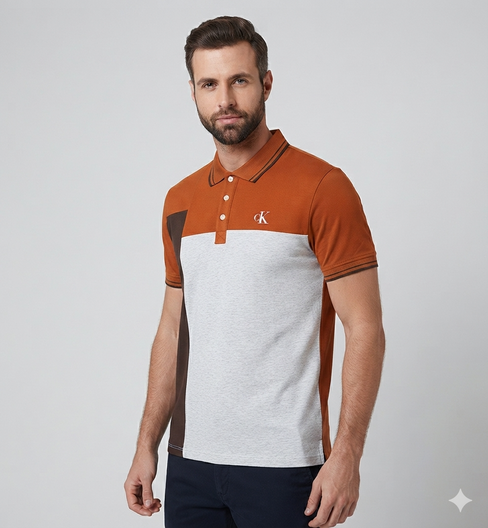 Men's Premium Color Block style t-shirt