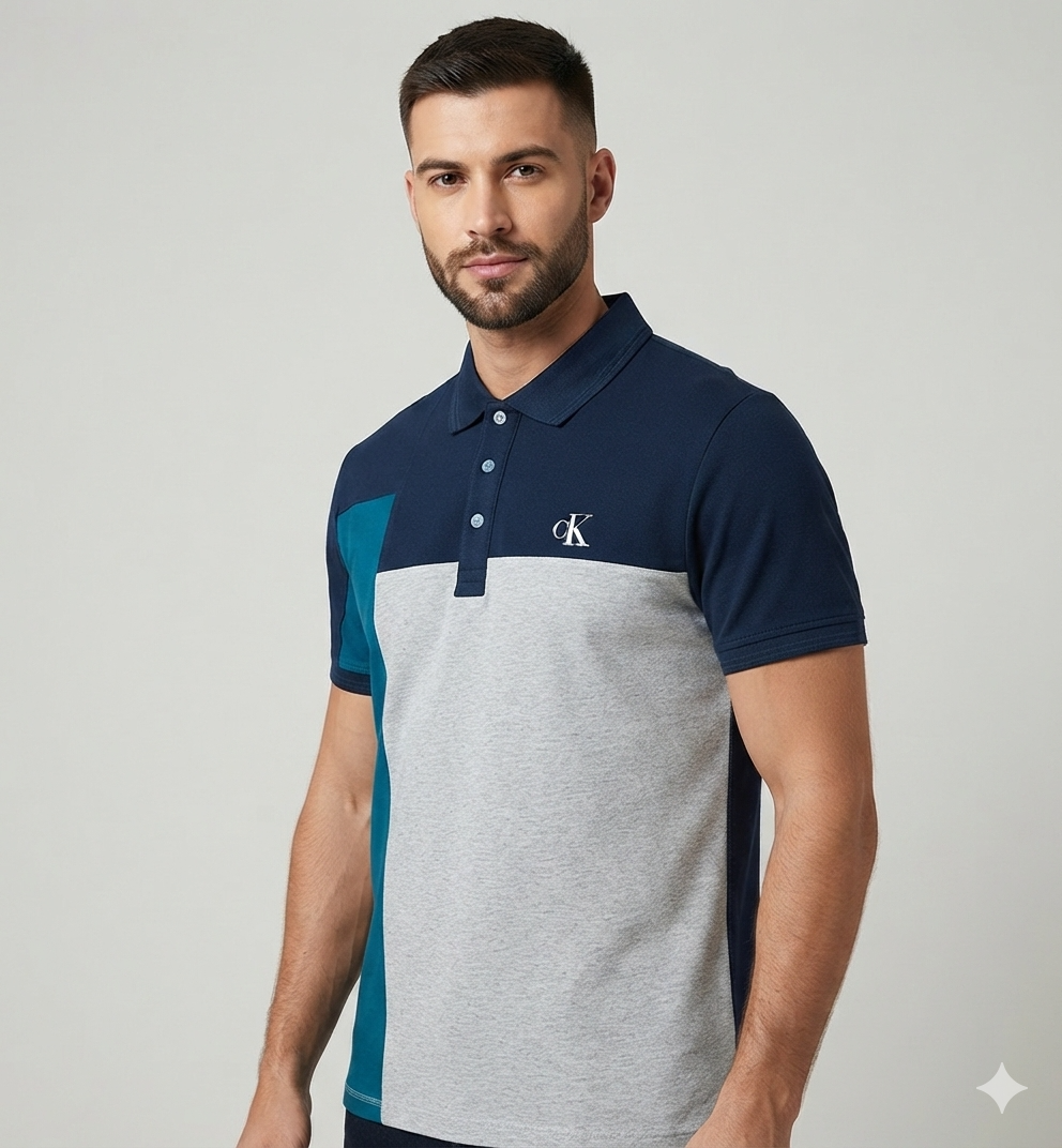 Men's Premium Color Block style t-shirt