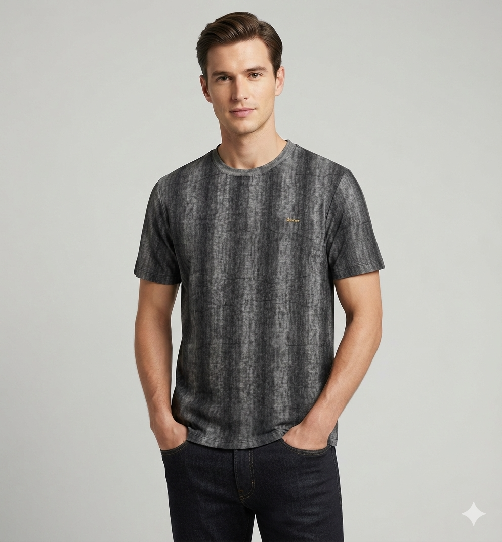 Men's Premium Vertical Stripe T-Shirt
