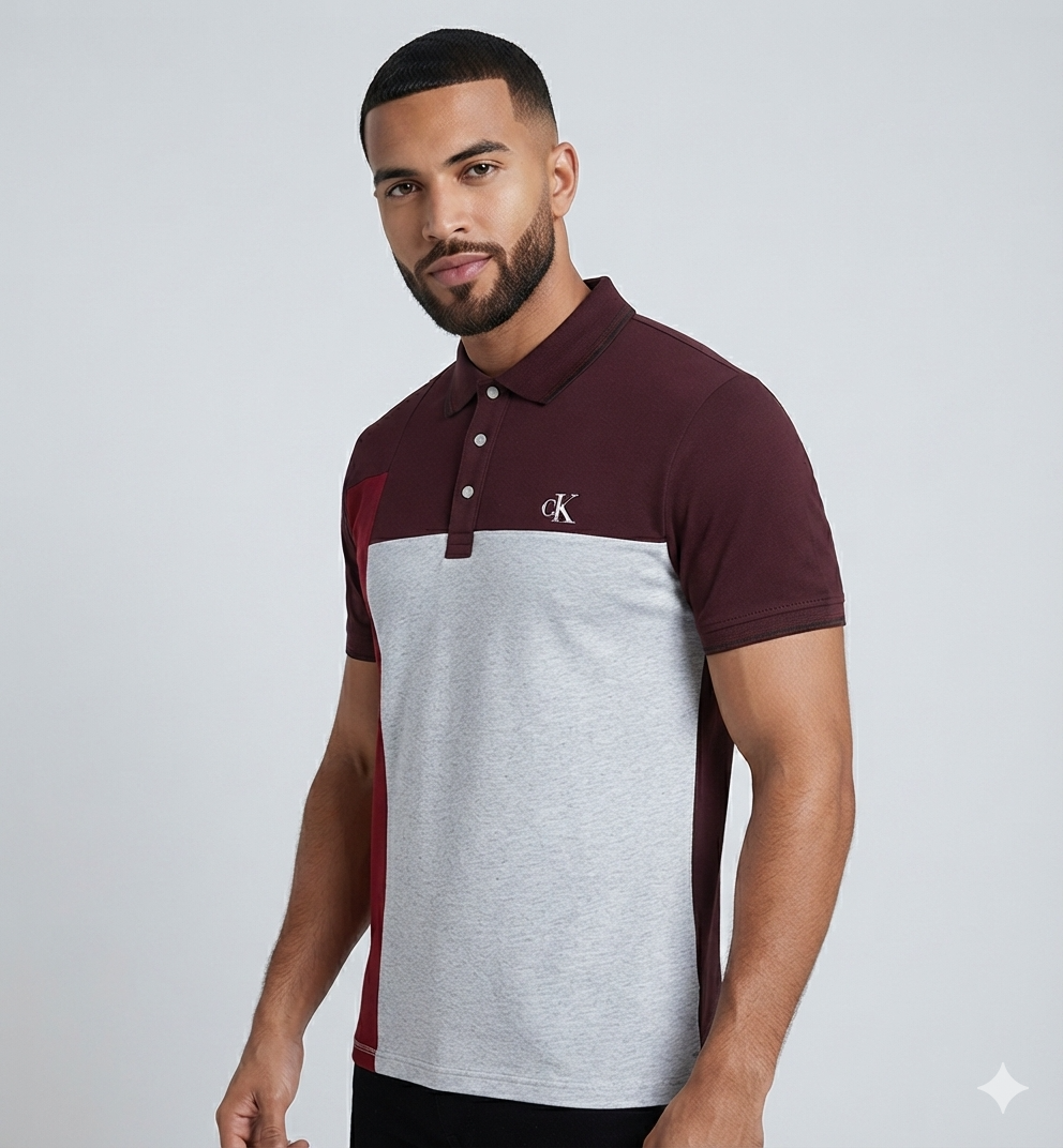 Men's Premium Color Block style t-shirt